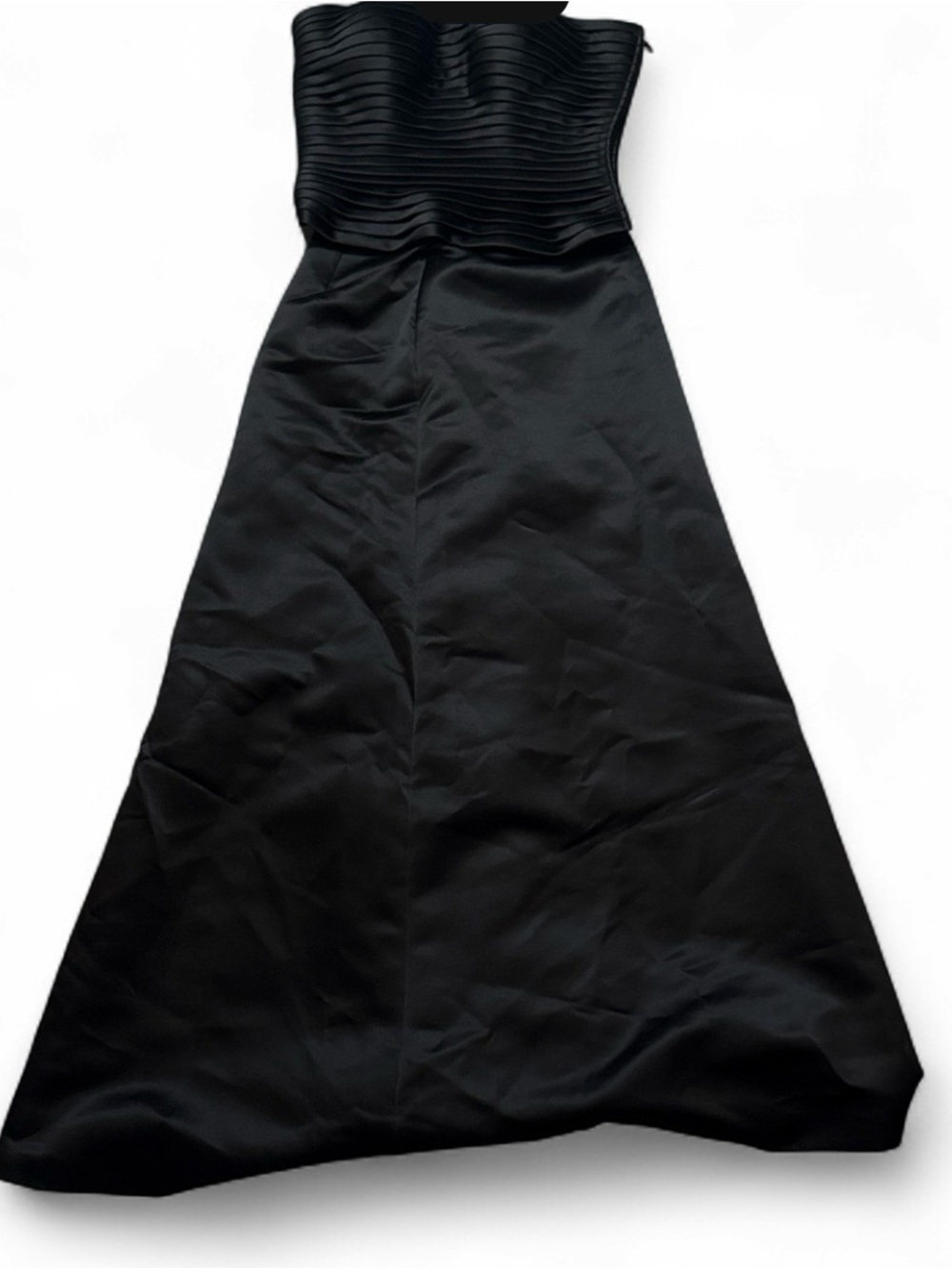 Bill Levkoff Strapless Black Formal Gown